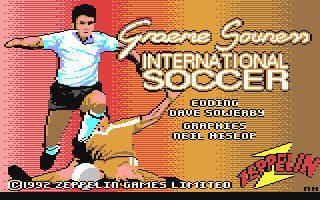 Graeme Souness International Soccer Title Screen